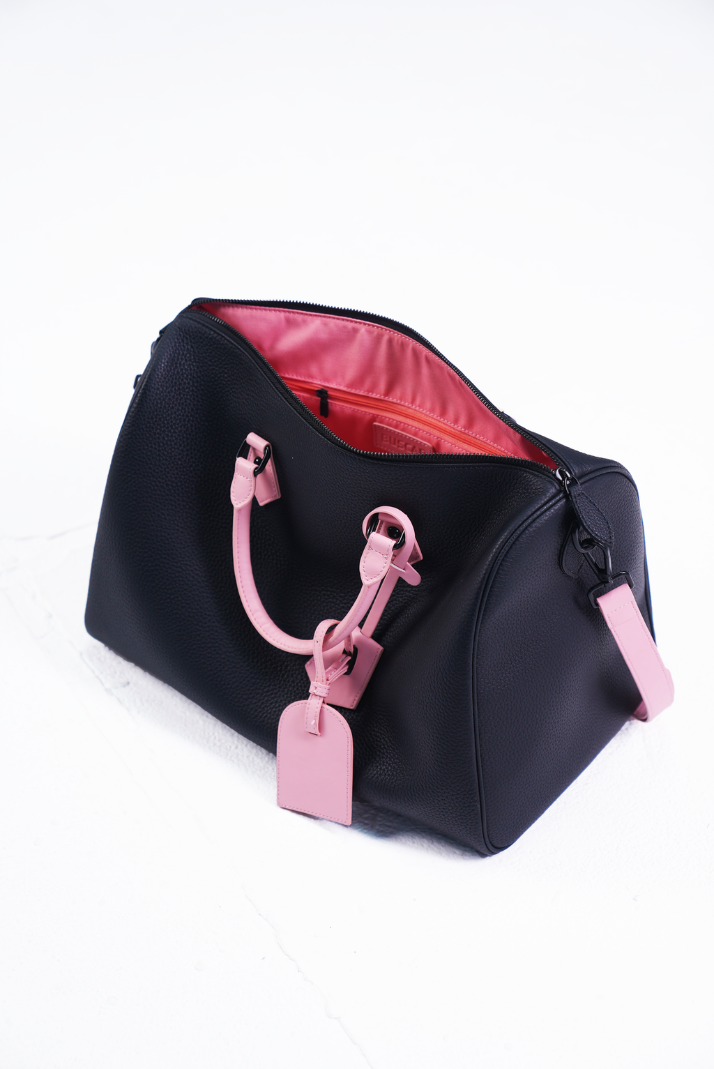 BLACK X PINK DUFFLE BAG