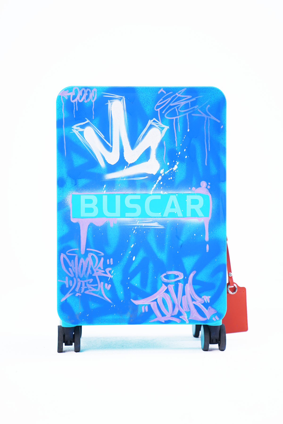 UNIQUE HAND-ILLUSTRATED – ICE BLUE BUSCAR X TOXIK