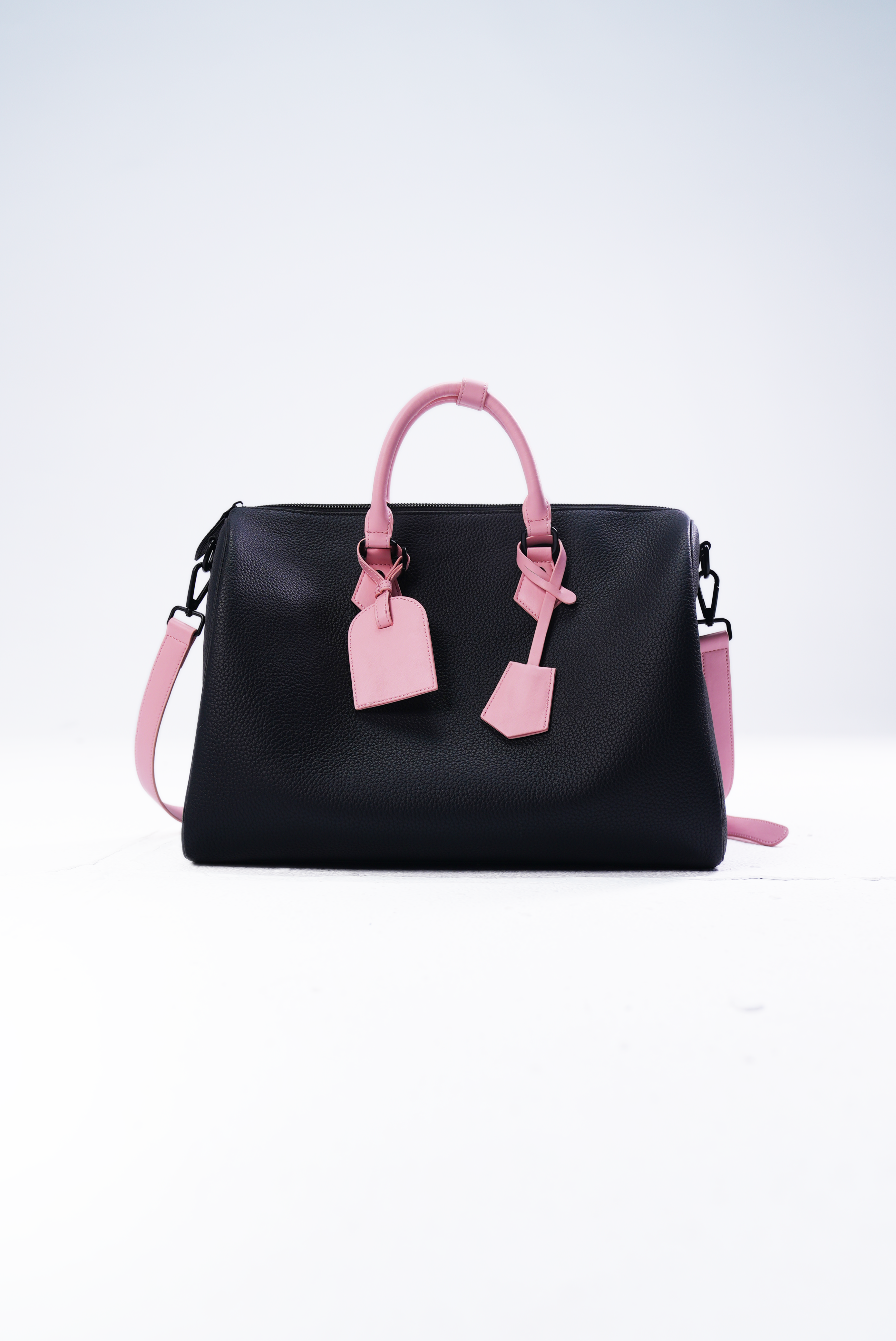 BLACK X PINK DUFFLE BAG