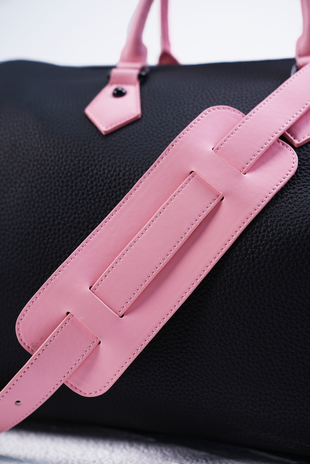 BLACK X PINK DUFFLE BAG