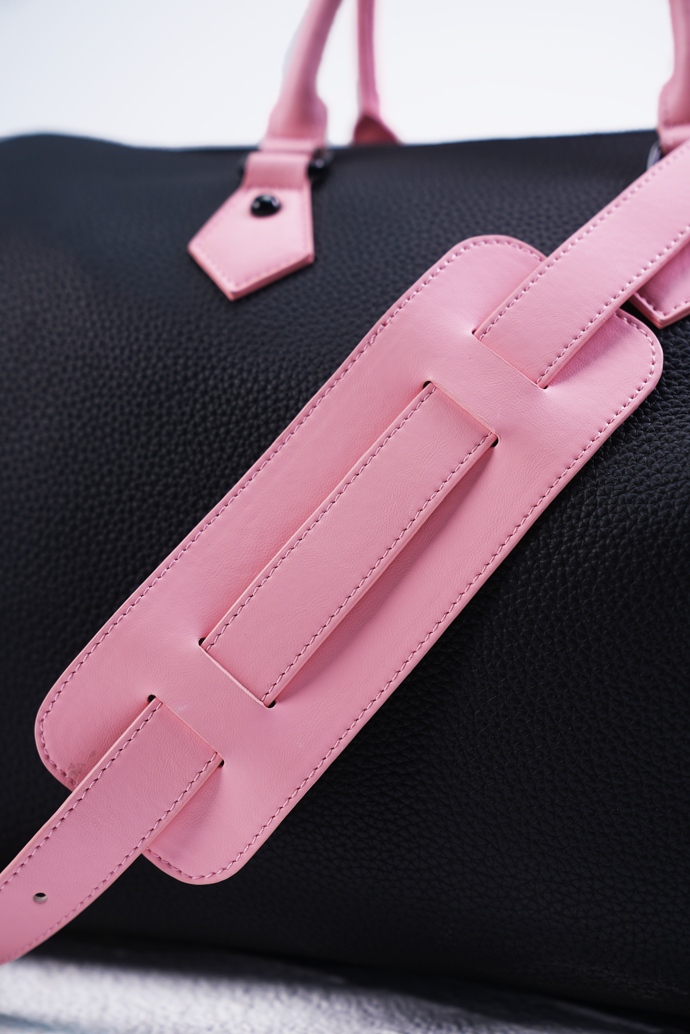 BLACK X PINK DUFFLE BAG