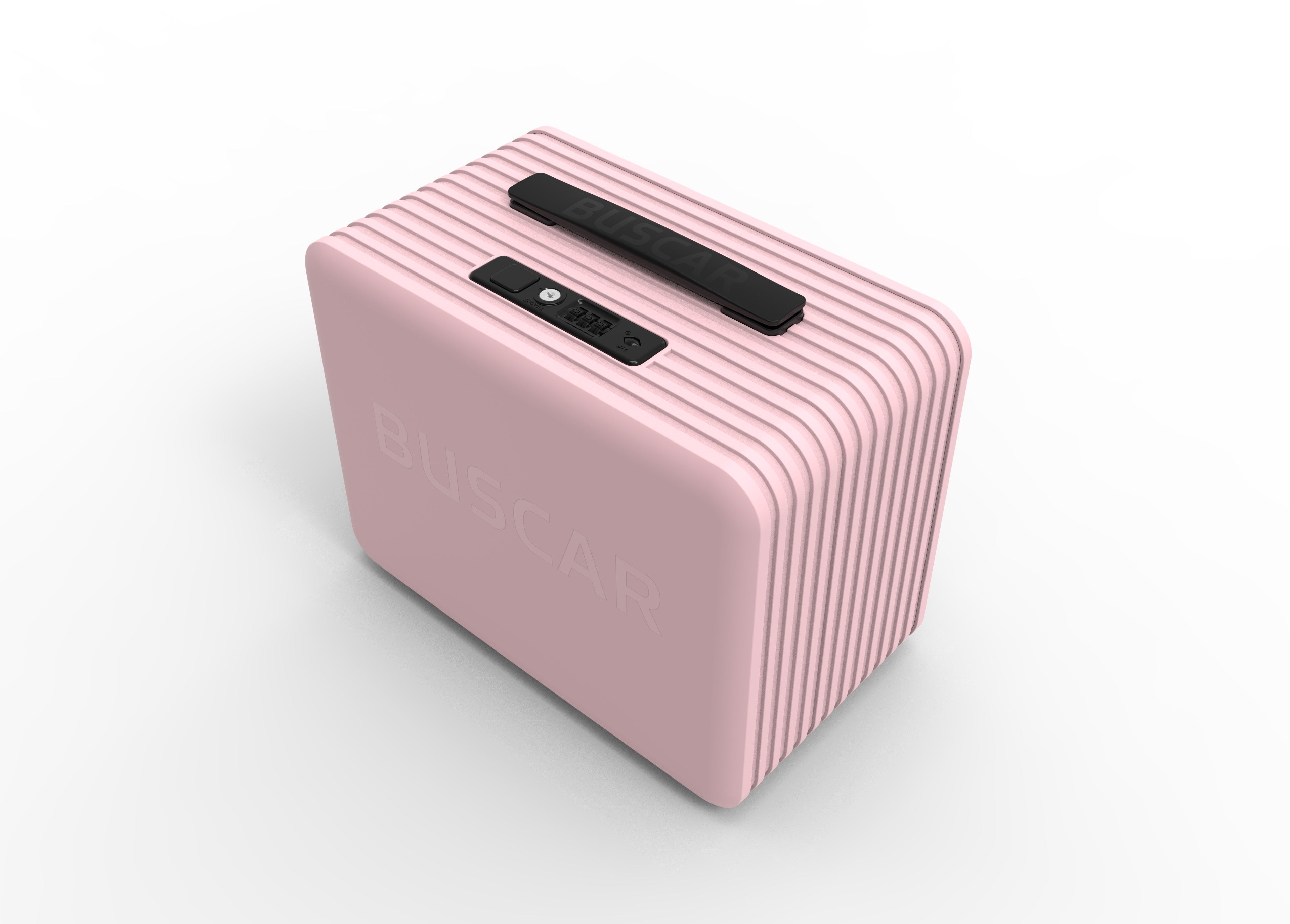 BUSCAR SOFT PINK HARD CASE HANDBAG
