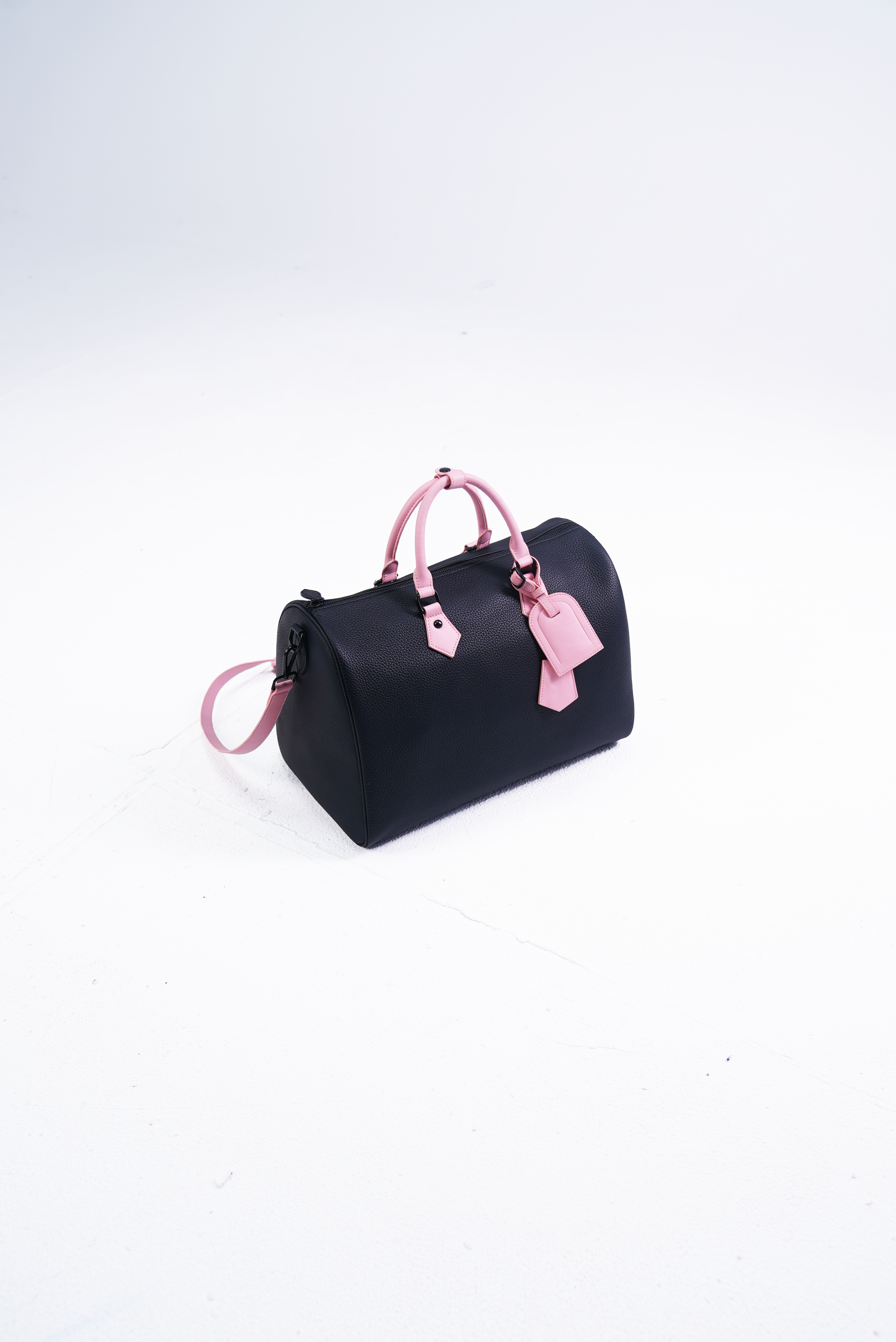 BLACK X PINK DUFFLE BAG