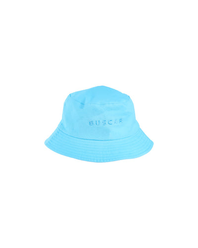 BUCKET HAT WHITE & BABY BLUE