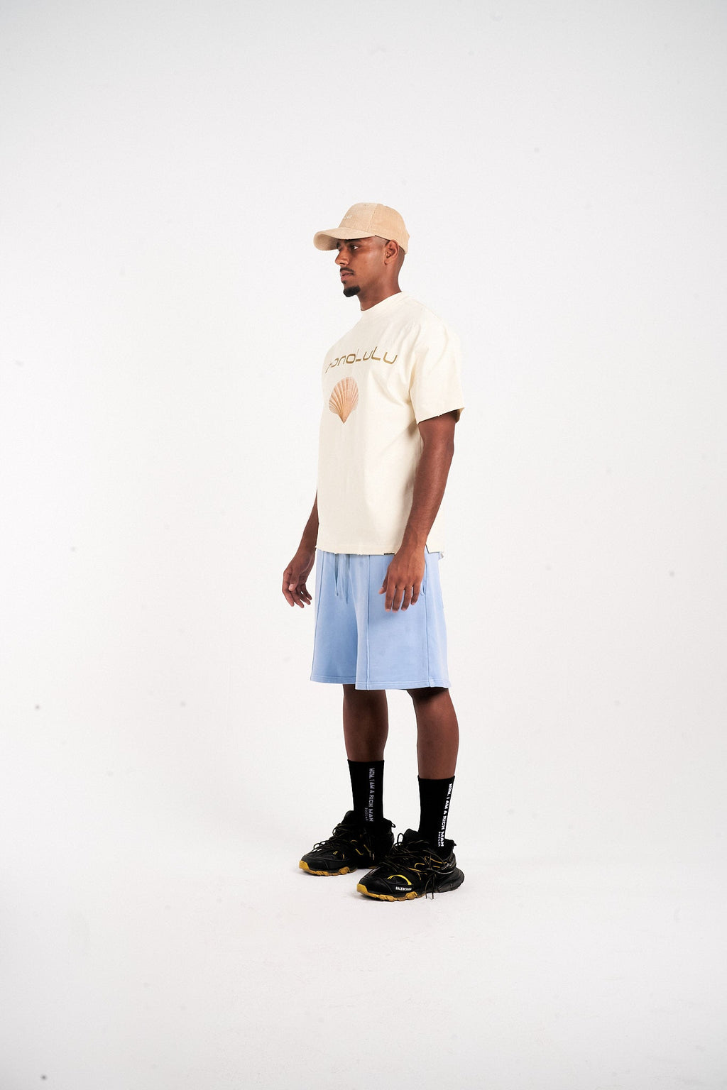SHORTS VINTAGE BABY BLUE