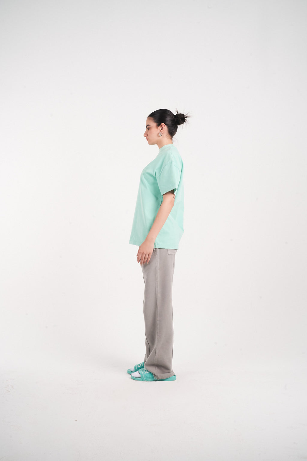 WASHED TEE – TURQUOISE