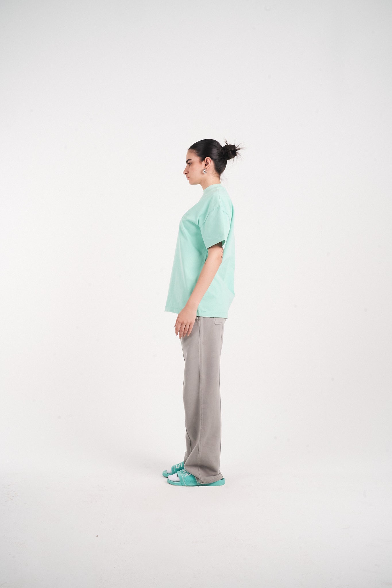 WASHED TEE – TURQUOISE