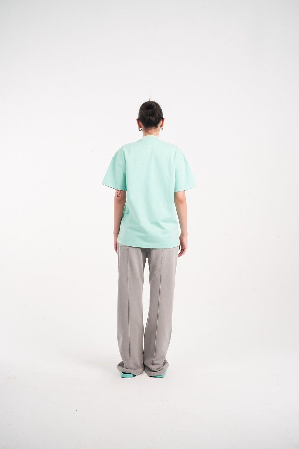 PANTALONES VINTAGE GRIS CLARO