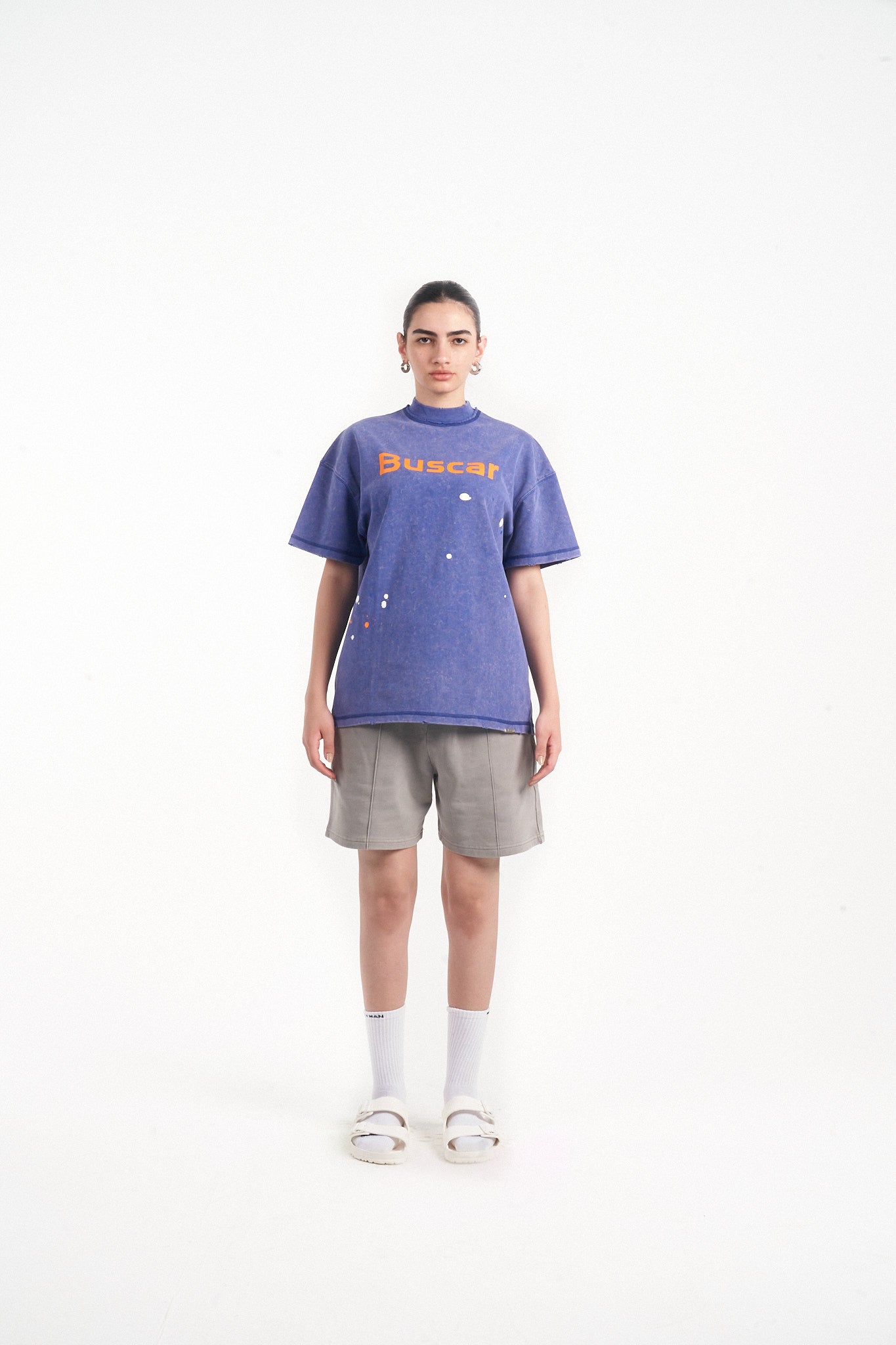 SHORTS VINTAGE LIGHT GREY