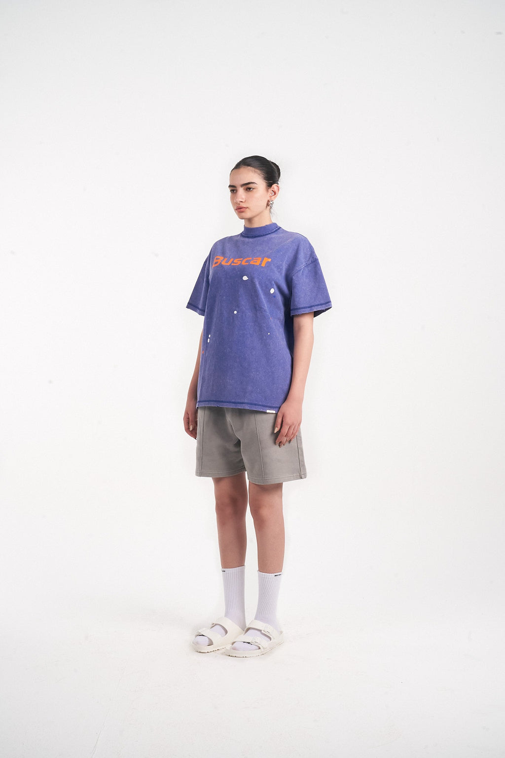 SHORTS VINTAGE LIGHT GREY