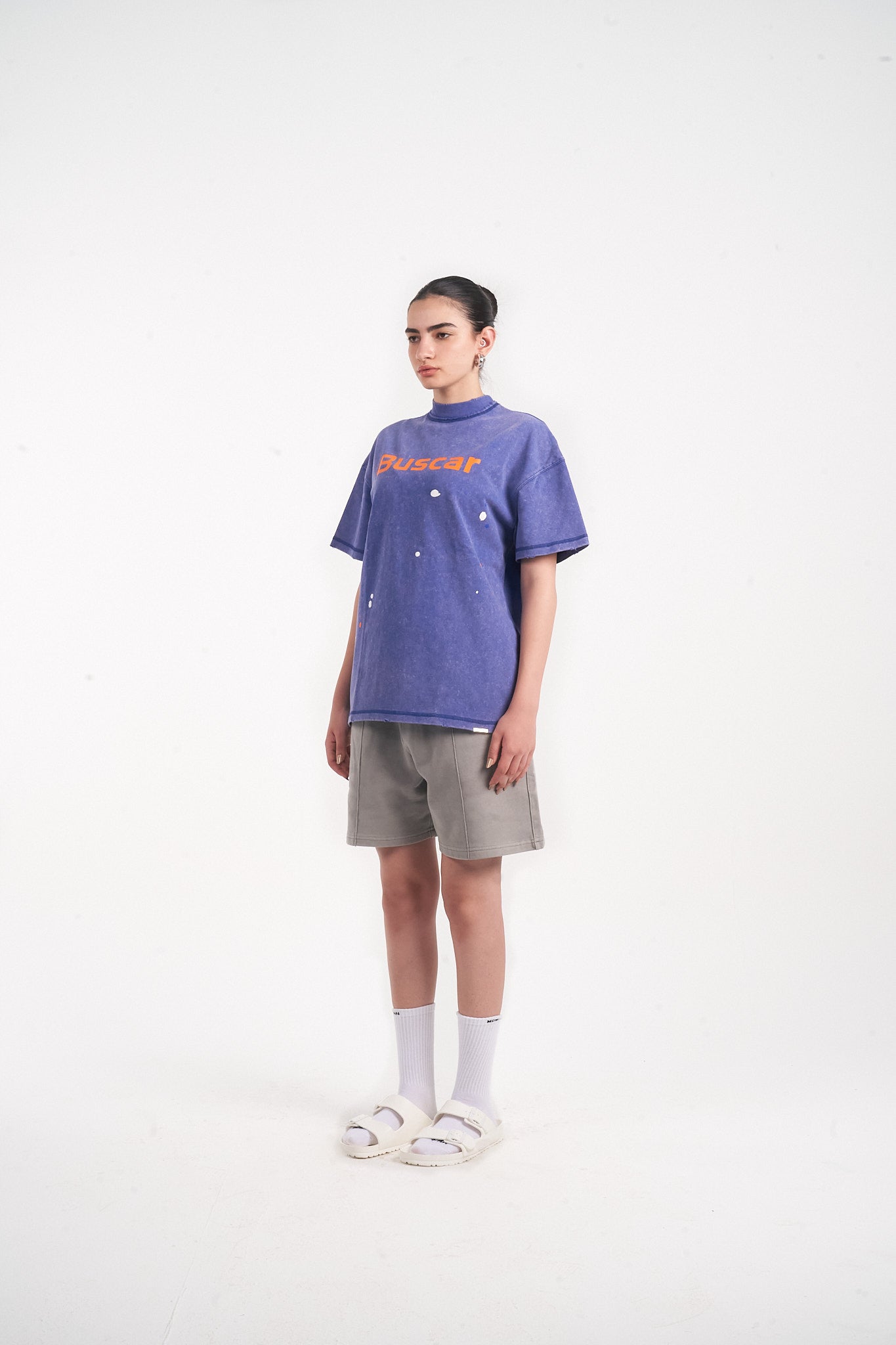 SHORTS VINTAGE LIGHT GREY