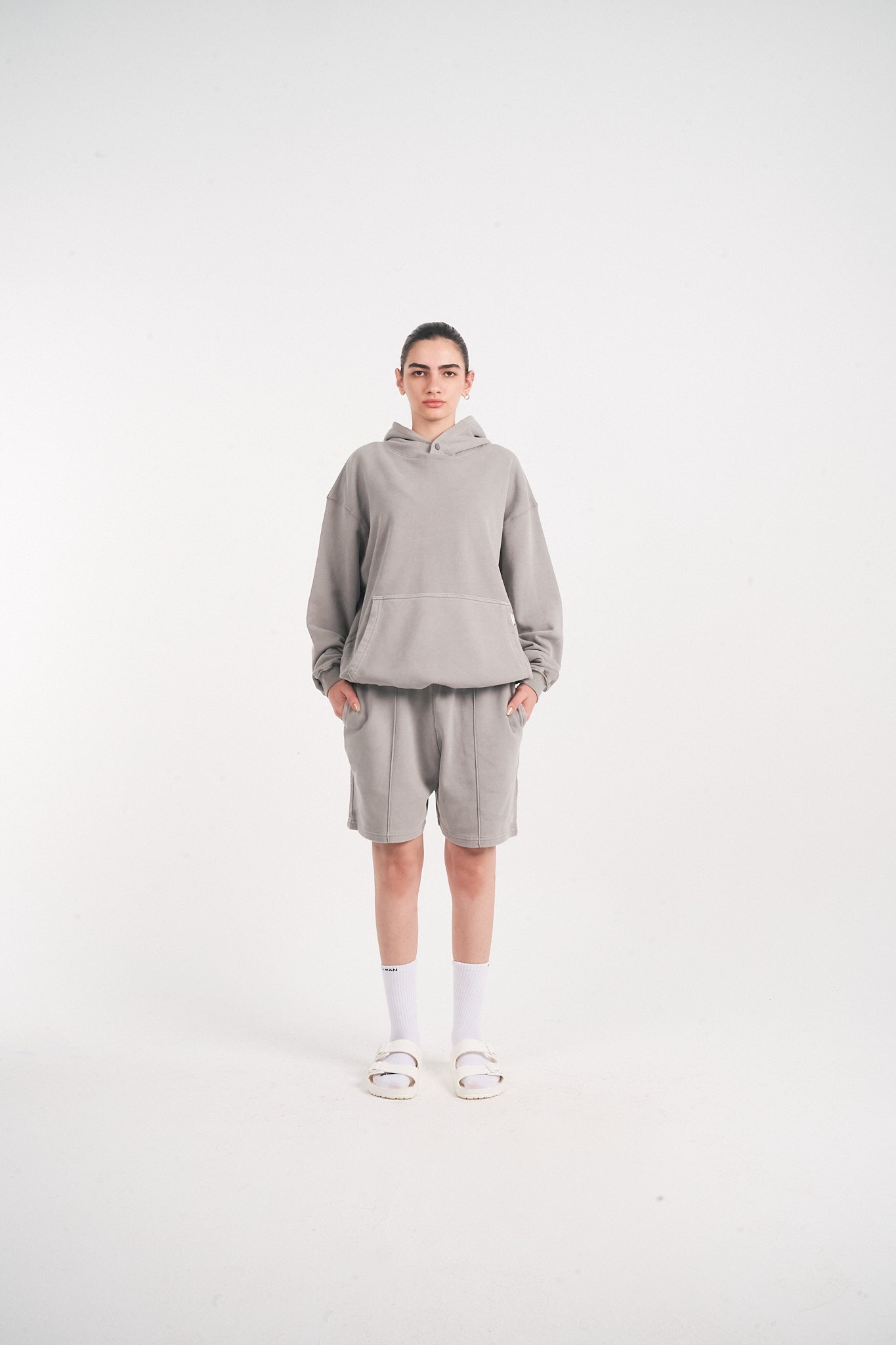 HOODIE VINTAGE – LIGHT GREY