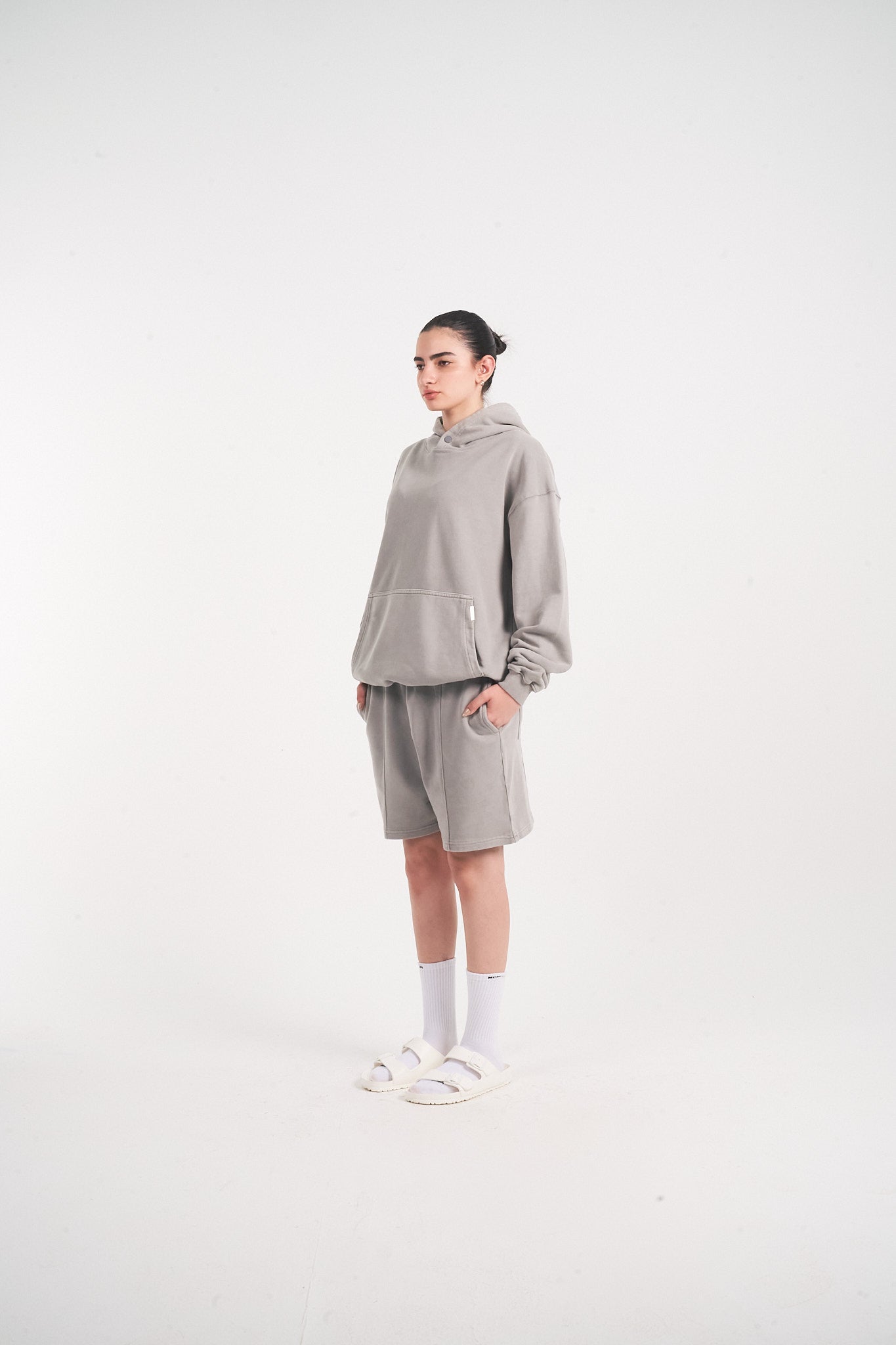 HOODIE VINTAGE – LIGHT GREY