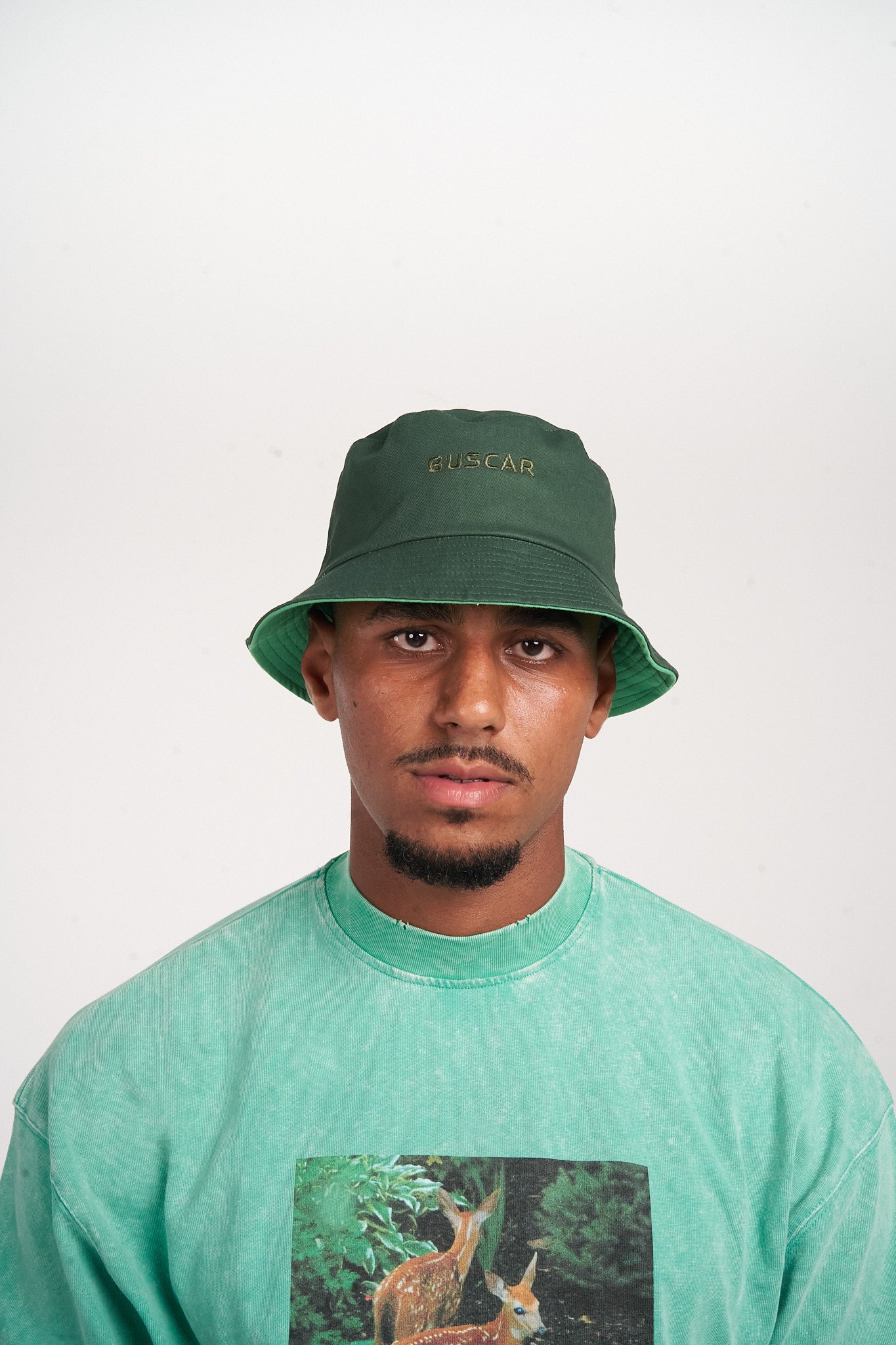 BUCKET HAT GREEN & OLIVE