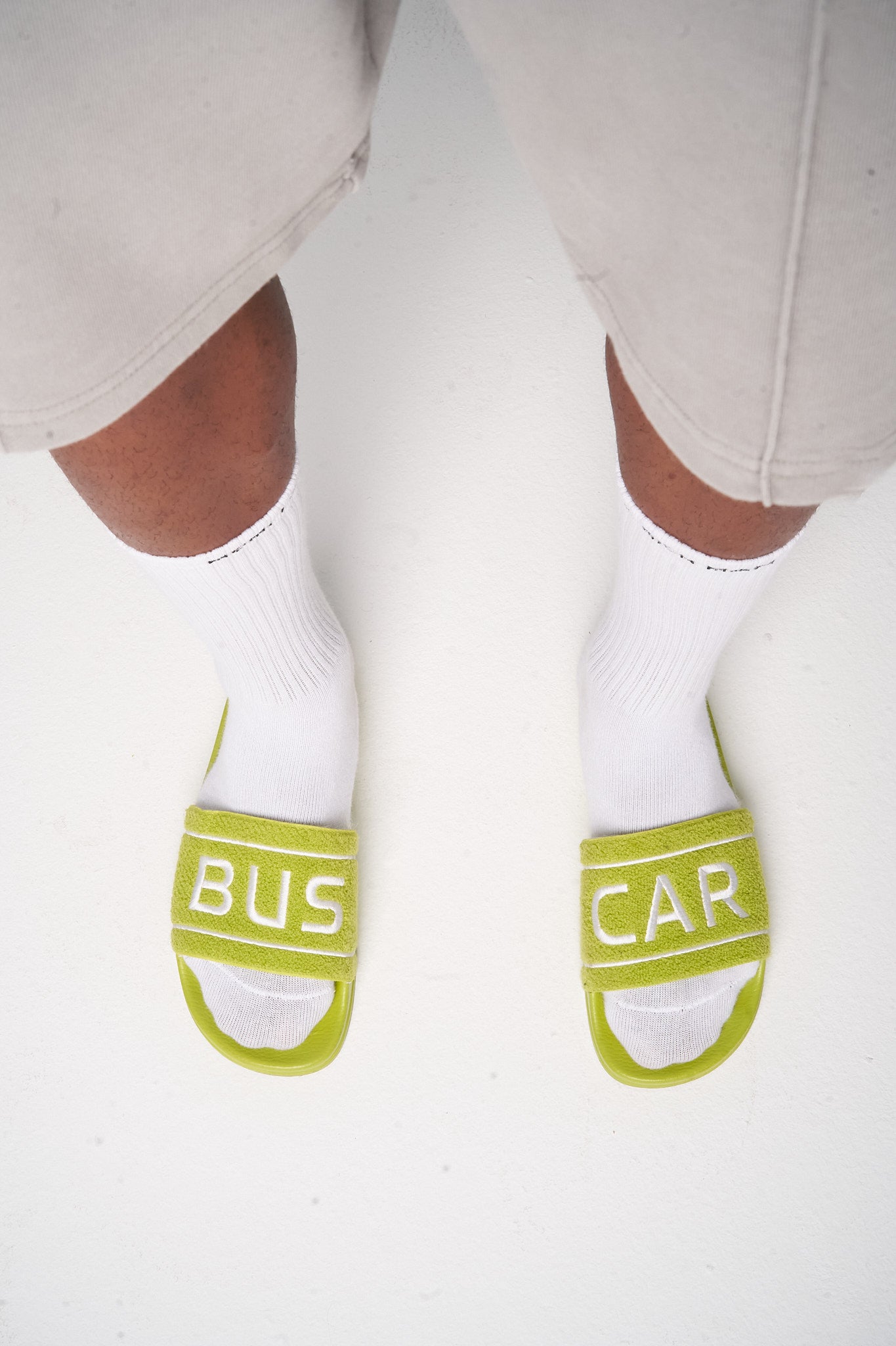 SLIDES – LIME GREEN