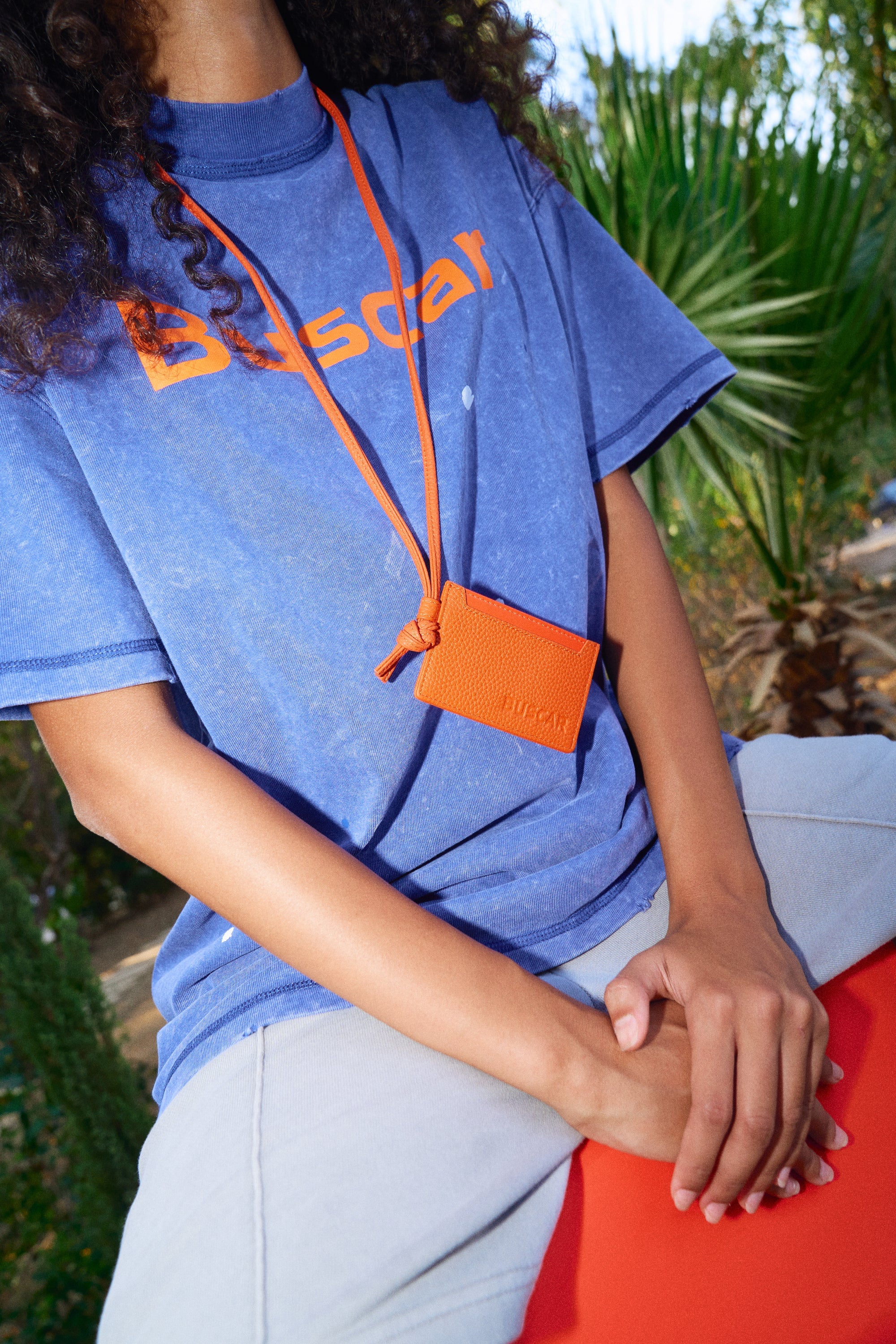 CARD HOLDER ORANGE