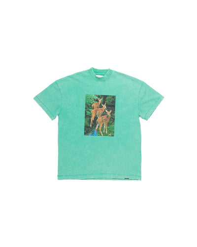 DOE TEE – WASHED GREEN