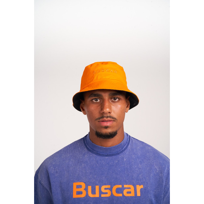 BUCKET HAT BLACK&ORANGE